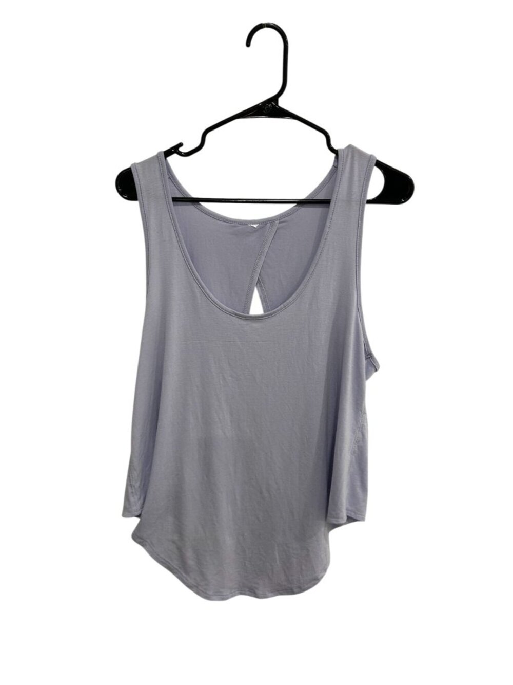 Light Purple Medium Tank Top Back Cutout Shimmer Bird Soft Girl Fairycore